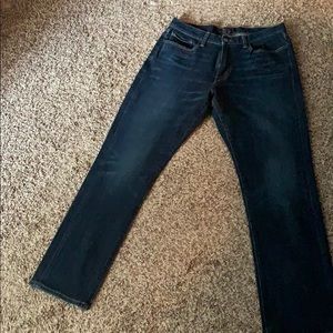 Lucky brand dark wash 33/32